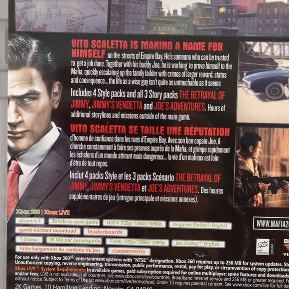 Mafia II Xbox 360 - Picture 3 of 7